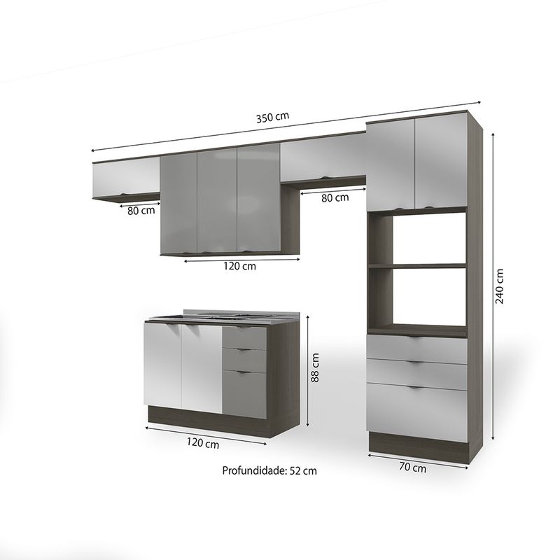 Cozinha-Compacta-Kappesberg-Nox-Onix-Steel-Vidro-Inox-5-Pecas