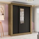 Guarda-Roupa-Casal-Kappesberg-3-Portas-de-Correr-com-Espelho-2-Gavetas-Freijo-Preto-Fosco