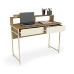 Mesa-De-Escritorio-Escrivaninha-Kappesberg-2-Gavetas-Freijo-Off-White-109m