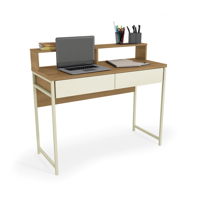 Mesa-De-Escritorio-Escrivaninha-Kappesberg-2-Gavetas-Freijo-Off-White-109m