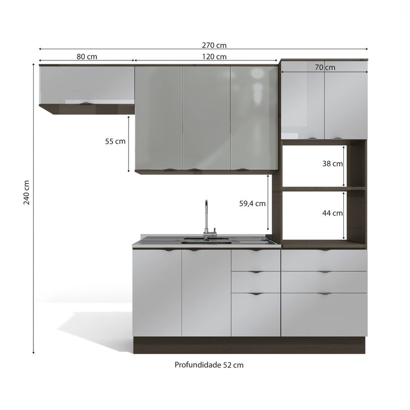 Cozinha-Compacta-Kappesberg-Nox-Onix-Steel-Vidro-Inox-4-Pecas