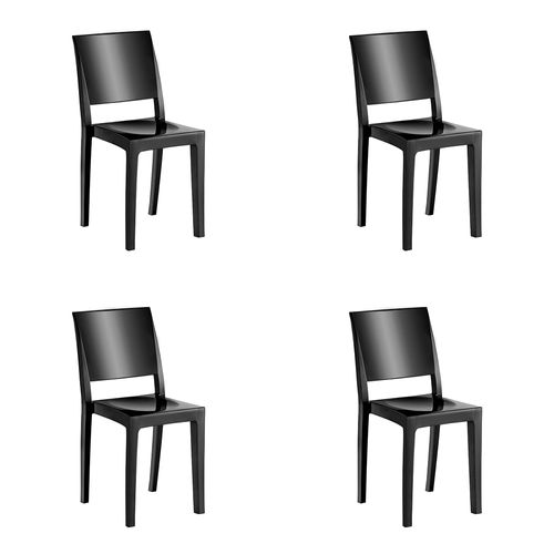 Conjunto 4 Cadeiras UZ Hydra Plus Preto