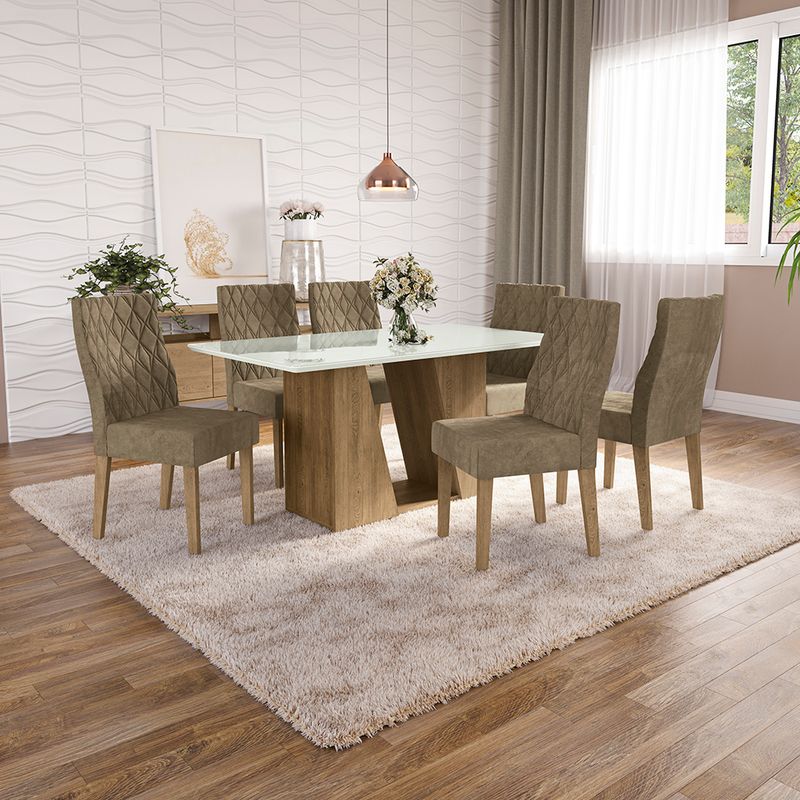 Conjunto-Mesa-Roma-Kappesberg-Tampo-de-Madeira-e-vidro-com-6-cadeiras