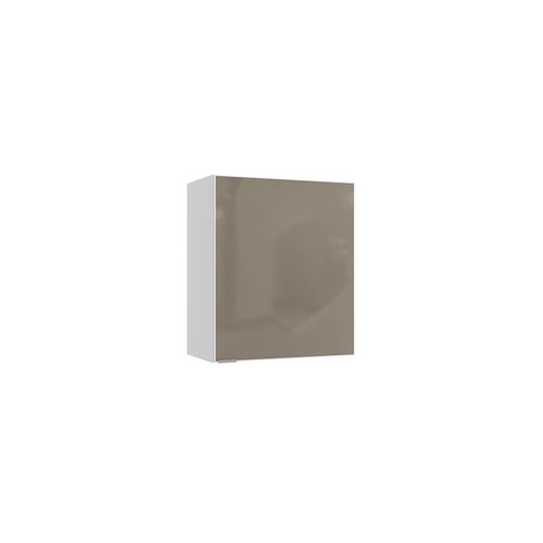 Armário Aéreo Kappesberg Suprema 1 Porta Branco/Vidro Bronze 60cm x 70cm