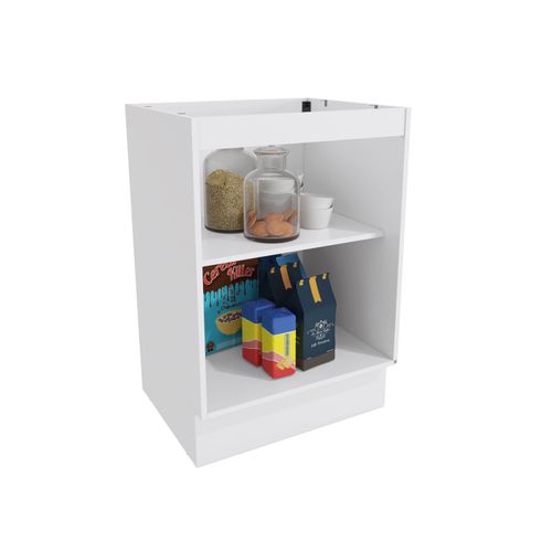 Balcão Celeste Kappesberg 100% MDF 1 Porta Branco 60cm