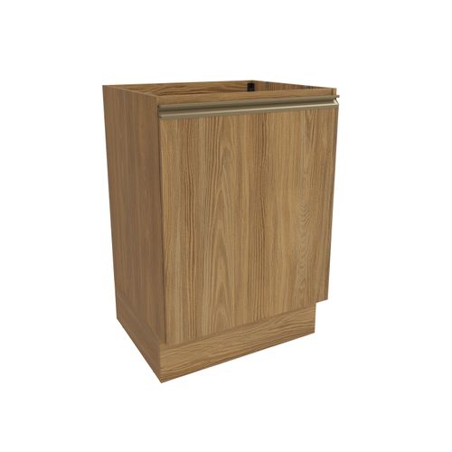 Balcão Celeste Kappesberg 100% MDF 1 Porta Nogueira 60cm