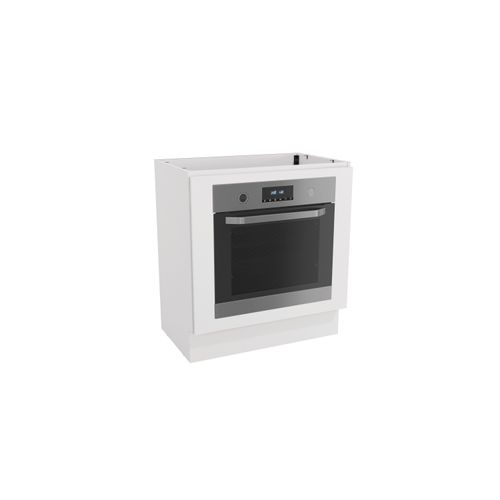 Balcão Para Forno de Embutir Celeste Kappesberg 100% MDF Branco 80cm