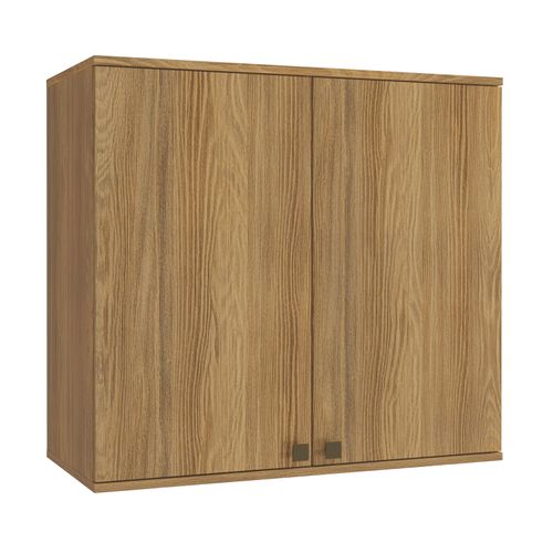 Armário Aéreo Celeste Kappesberg 100% MDF 2 Portas Nogueira 80cm