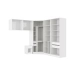 Quarto Modulado Kappesberg Adapt Branco 6 Peças 260cm x 256cm