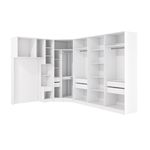 Quarto Modulado Kappesberg Adapt Branco/Macadâmia 6 Peças 246cm x 341cm