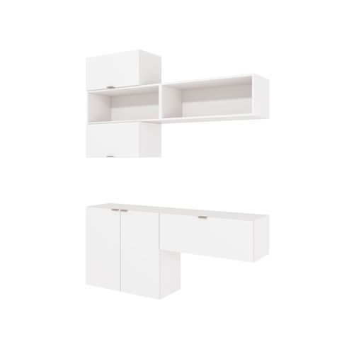 Conjunto para Banheiro Kappesberg Suprema 6 Peças Branco 160cm