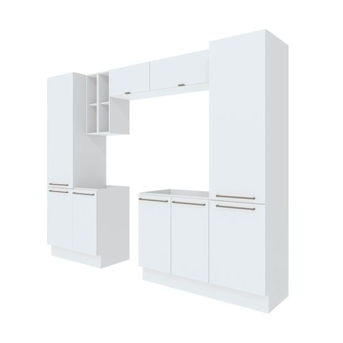 Lavanderia Modulada Suprema Kappesberg 8 Peças Branco 280cm