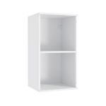 Armário Aéreo Celeste Kappesberg 100% MDF 1 Porta Branco/Verde 40cm