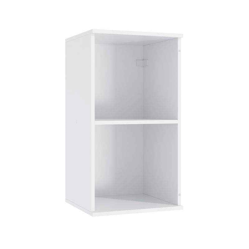 Armário Aéreo Celeste Kappesberg 100% MDF 1 Porta Branco/Verde 40cm