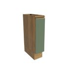 Nicho Porta Condimentos Celeste Kappesberg 100% MDF Nogueira/Verde 20cm