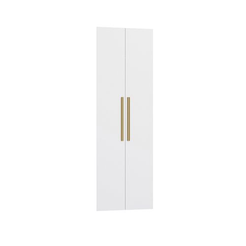 Conjunto 2 Portas de Bater Kappesberg Adapt Branco 218cm x 34cm