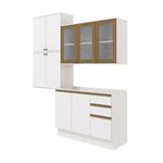 Conjunto para Banheiro Kappesberg Celeste 4 Peças Branco 200cm