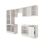 Lavanderia Modulada Kappesberg Celeste 9 Peças Branco 310,5cm