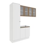 Lavanderia Modulada Kappesberg Celeste 4 Peças Branco 210cm