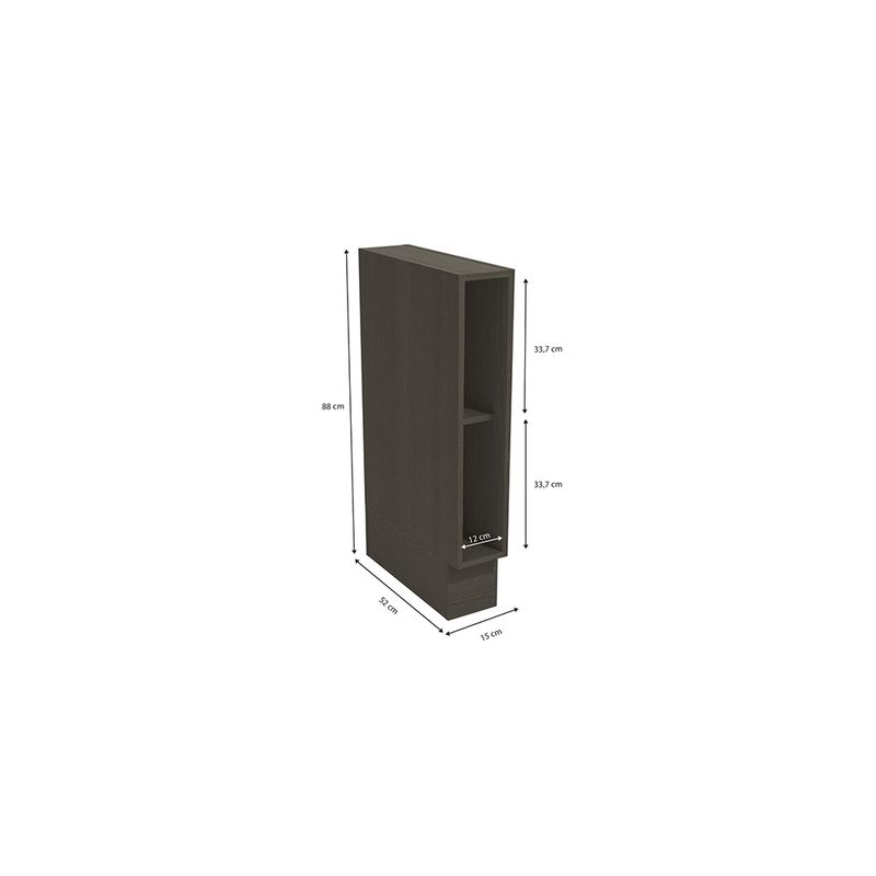 Nicho Toalheiro Kappesberg Nox Onix 15cm x 52cm