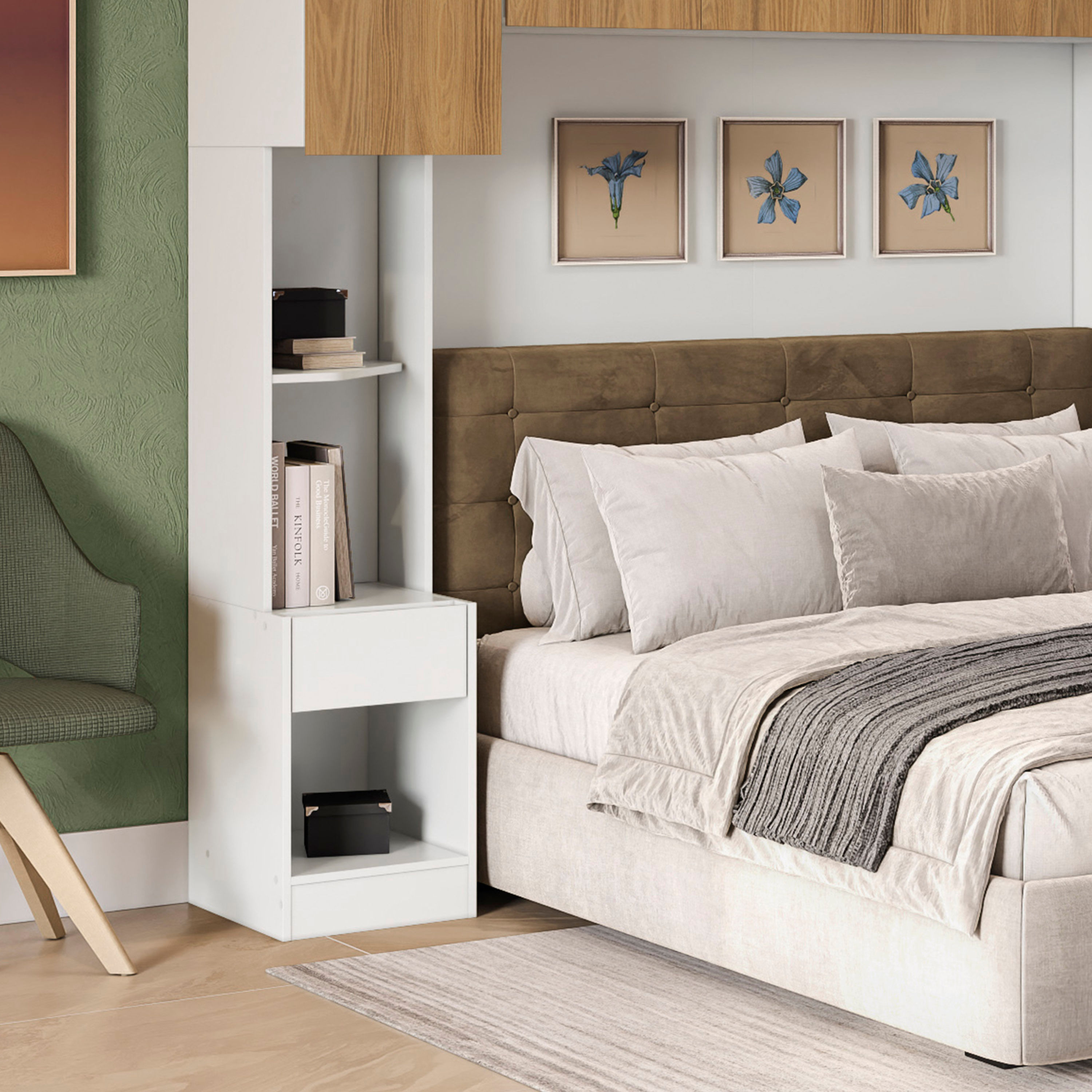 Armário Aéreo 1 Porta Kappesberg Adapt Branco | FastStore PDP