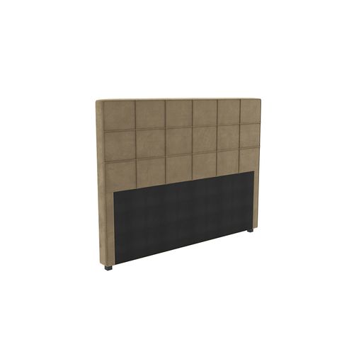 Cabeceira Cama Box Kappesberg Casal/Queen Veludo Bege 160cm