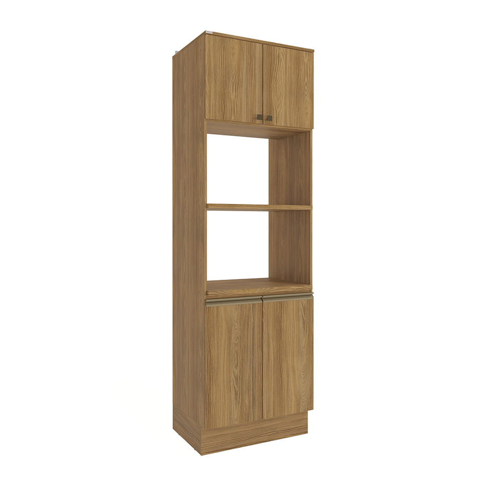 Kit 2 Fornos Celeste Kappesberg 100% MDF 4 Portas Nogueira/Verde