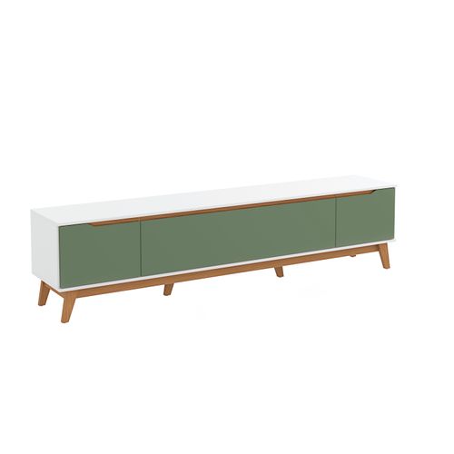 Rack Kappesberg 3 Portas Branco/Verde 218cm