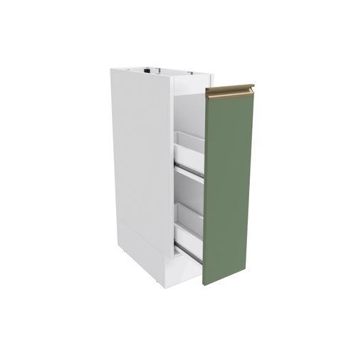 Nicho Porta Condimentos Celeste Kappesberg 100% MDF Branco/Verde 20cm