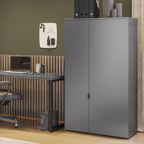 Armário Alto Kappesberg 2 Portas Office Platinum 91cm