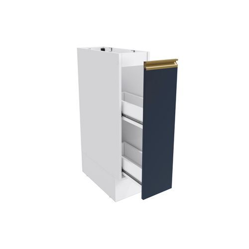 Nicho Porta Condimentos Celeste Kappesberg 100% MDF Branco/Azul 20cm