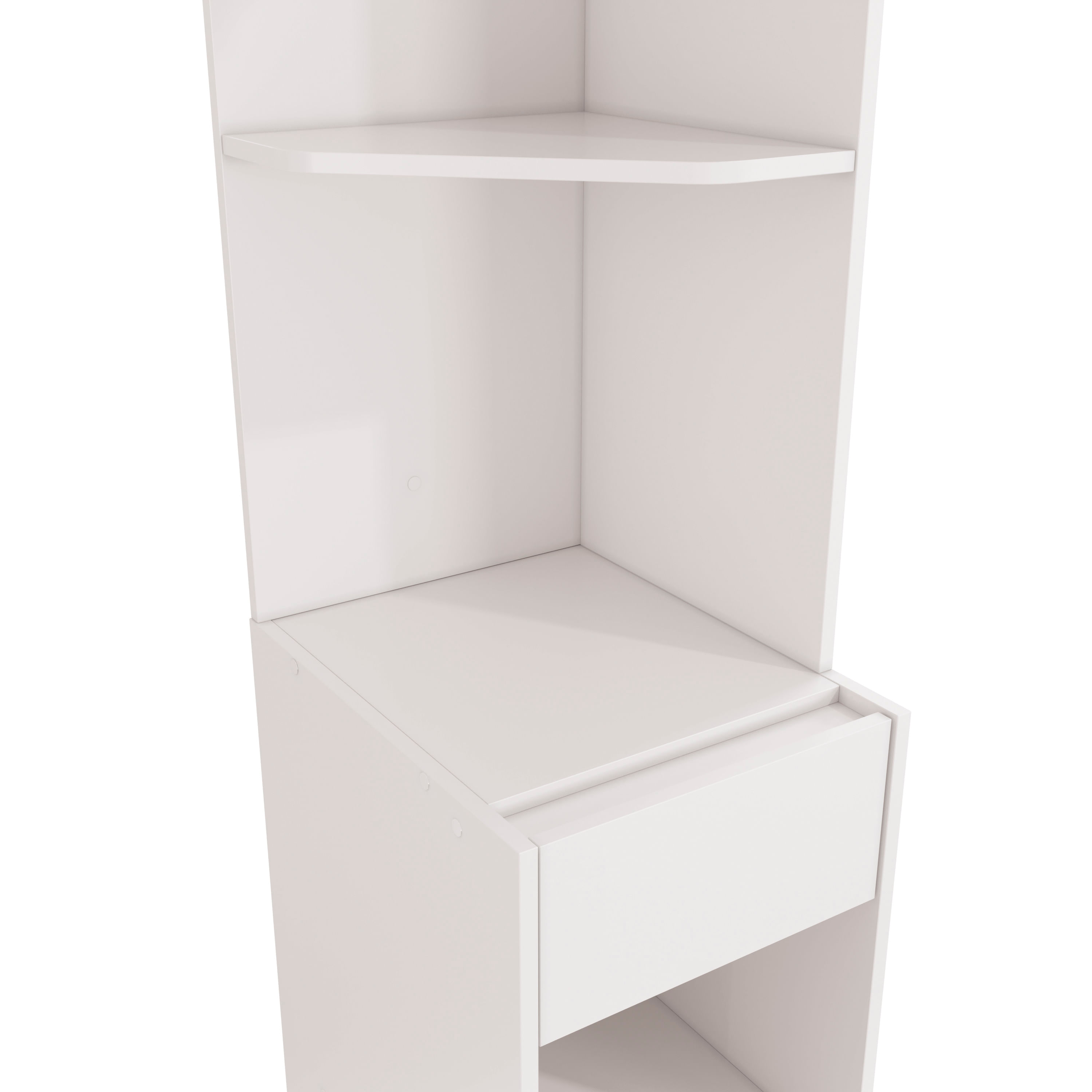 Complemento 1 Porta 1 Gaveta Kappesberg Adapt Branco/Macadâmia