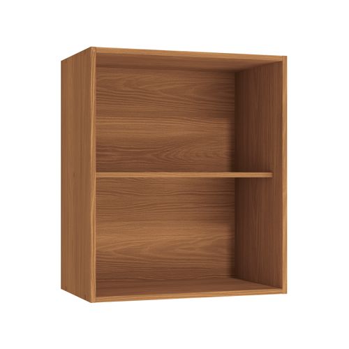 Armário Aéreo Kappesberg Pixel 1 Porta Canela/Cinza Sagrado 60cm