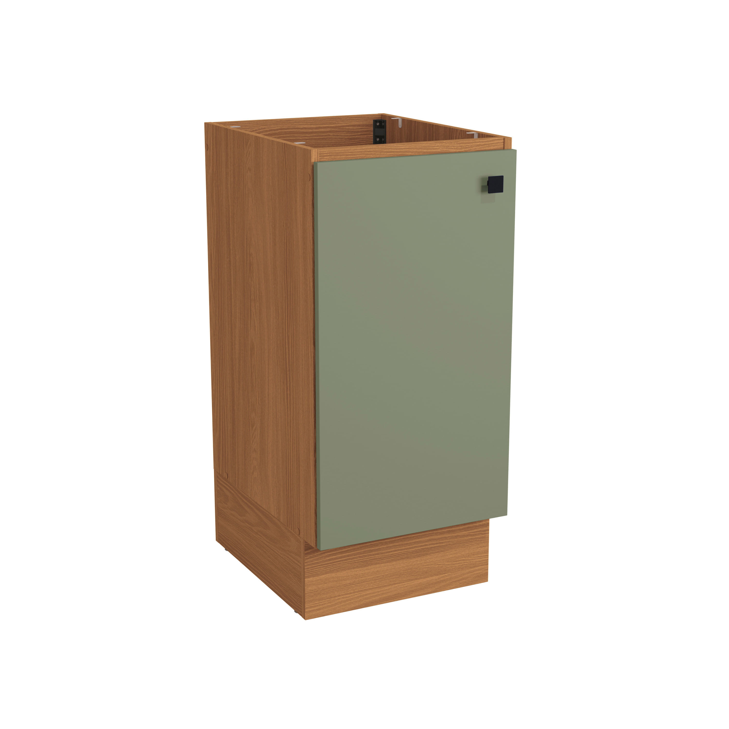 Balcão Kappesberg Pixel 1 Porta Canela/Cinza Sagrado 40cm