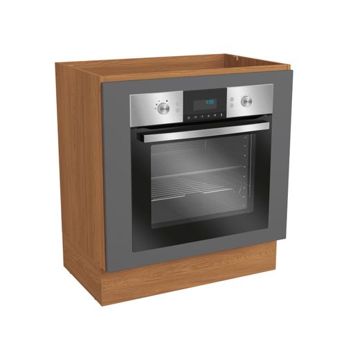 Balcão Para Forno de Embutir Kappesberg Pixel Canela/Cinza Sagrado 80cm