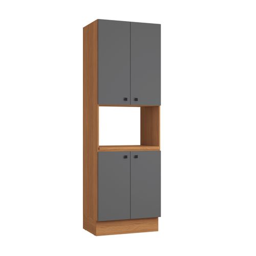 Kit Forno Kappesberg Pixel 4 Portas Canela/Cinza Sagrado 70cm