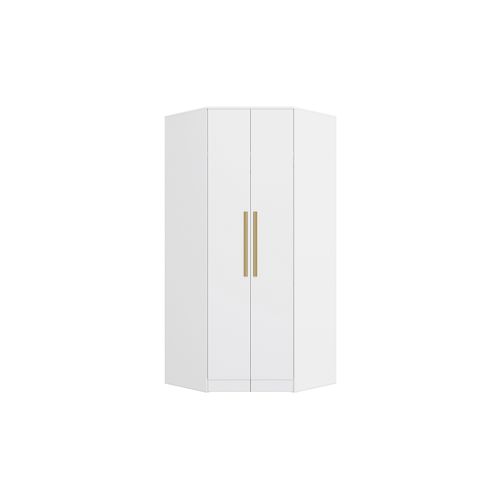 Guarda-Roupa de Canto 2 Portas Kappesberg Adapt Branco