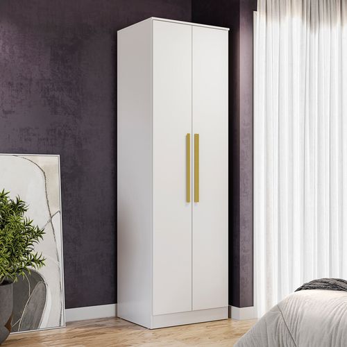 Guarda-Roupa 2 Portas Kappesberg Adapt Branco
