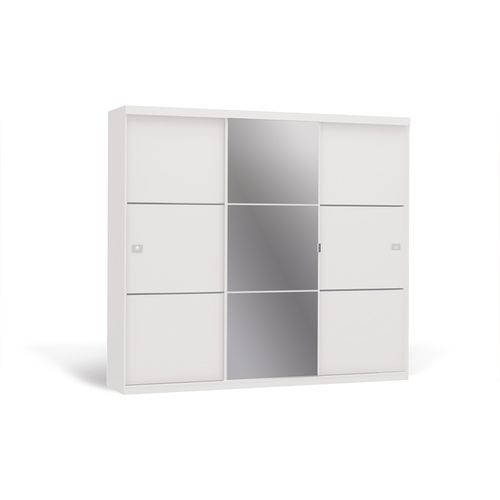 Guarda-Roupa Casal Kappesberg 3 Portas 3 Gavetas Branco S743